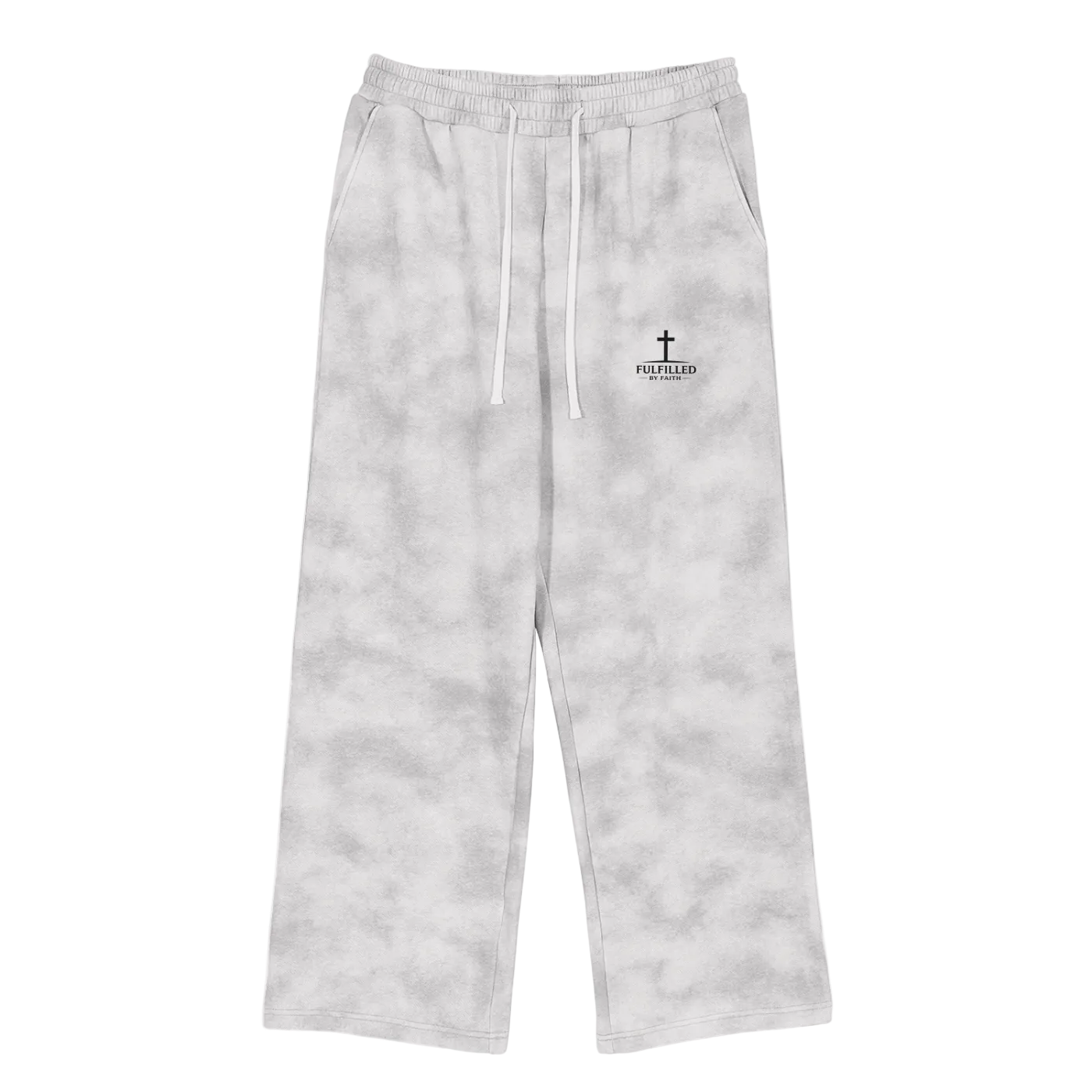 Fulfilled by Faith | Fog Set Baggy Sweatpants