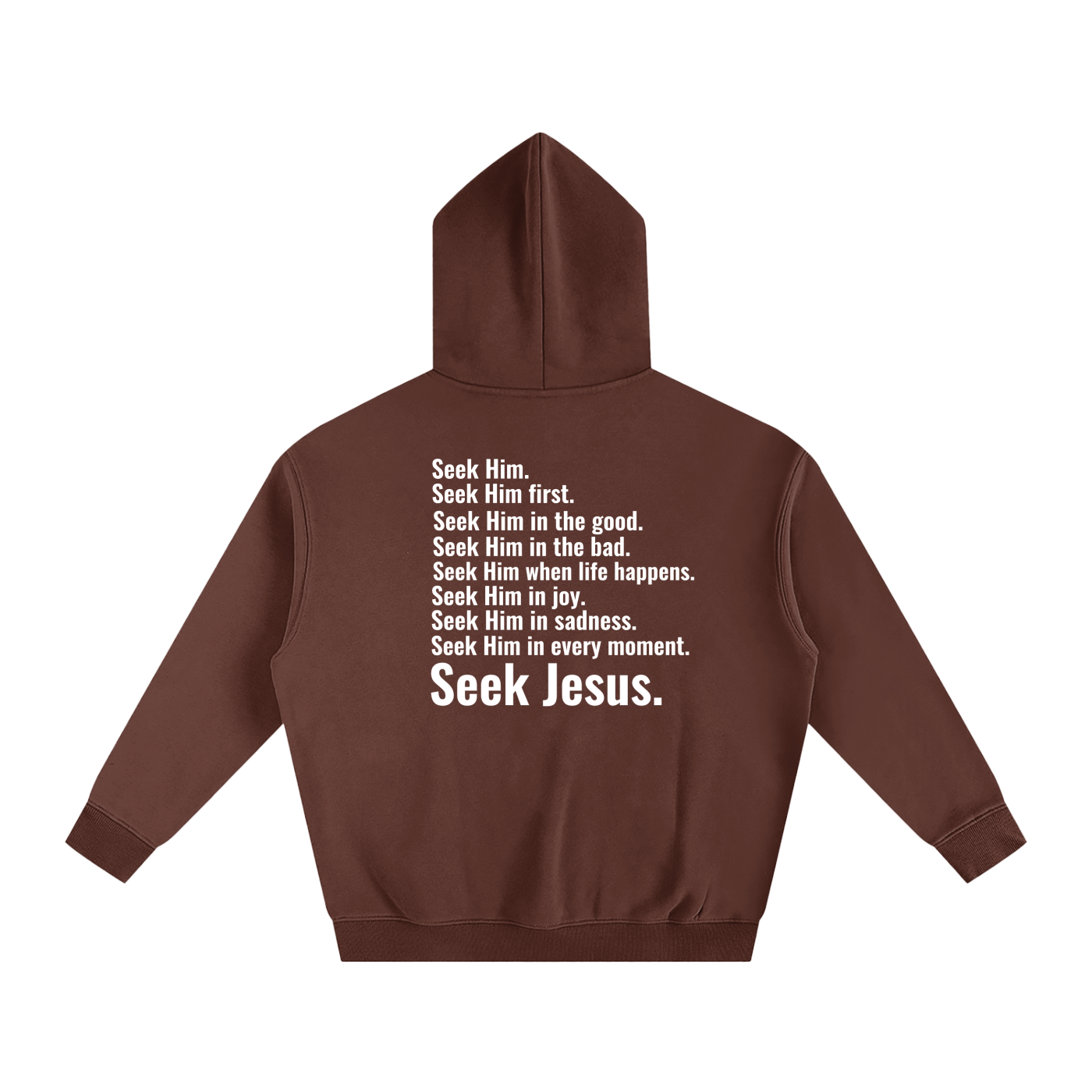 SEEK HIM. | OVERSIZED HOODIE